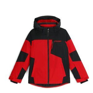 Boys Leader Jacket - Spyder Red- 14